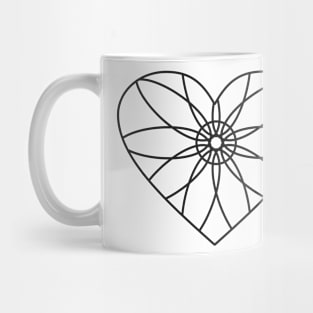 heart love flower Mug